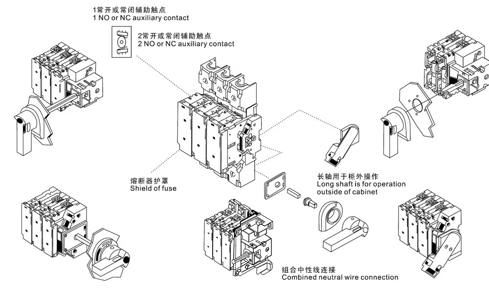 480 Volt 3 Phase 400 Amp Fused Disconnect Switch